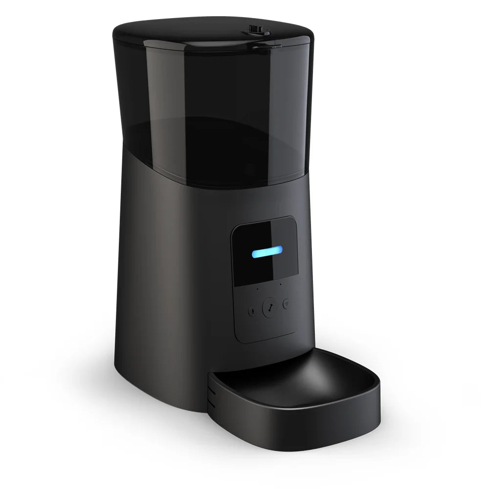 Alimentador Automático Inteligente para Mascotas con Cámara WiFi – 4L y 6L, Programación de Comidas y Grabación de Voz