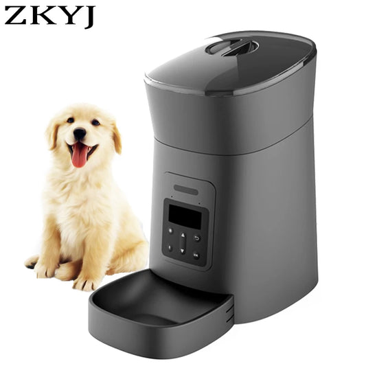 Alimentador Automático Inteligente para Mascotas con Cámara WiFi – 4L y 6L, Programación de Comidas y Grabación de Voz
