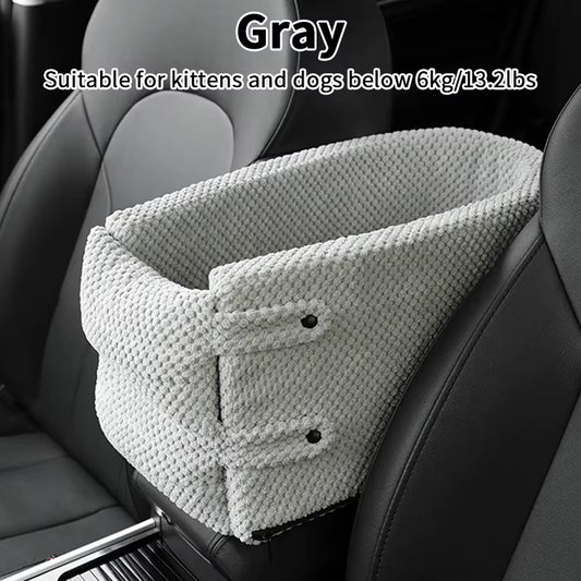 Asiento Portátil para Coche de Mascotas – Antideslizante, Seguro y Cómodo para Perros y Gatos