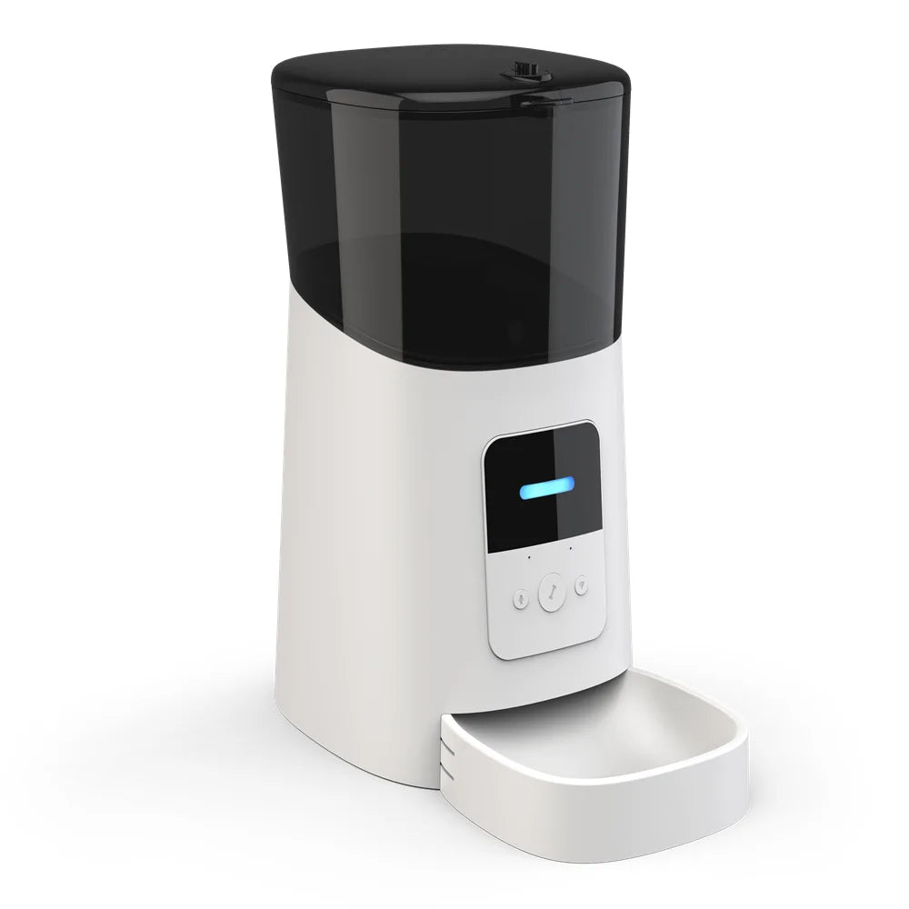 Alimentador Automático Inteligente para Mascotas con Cámara WiFi – 4L y 6L, Programación de Comidas y Grabación de Voz