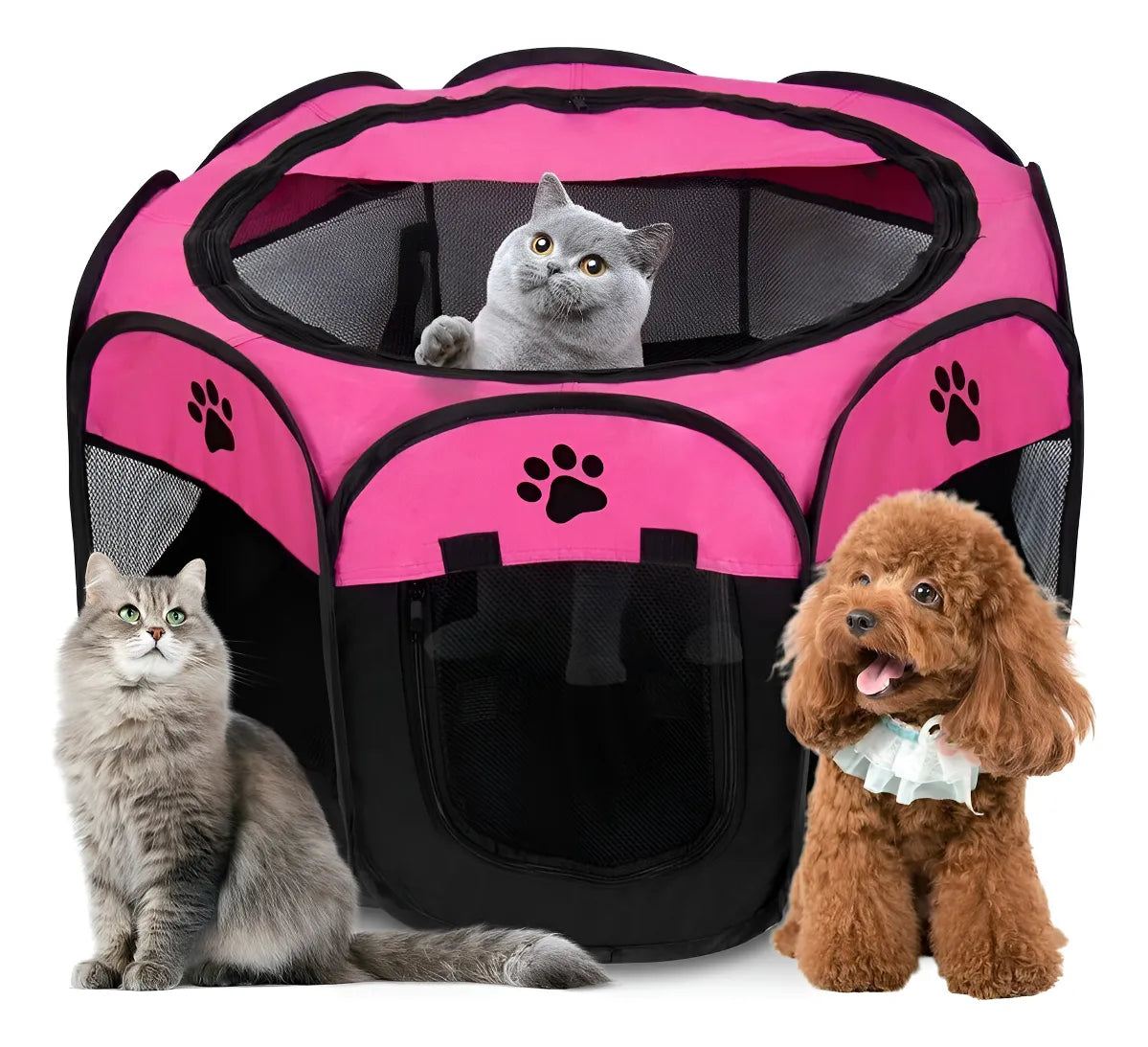 Corralito Plegable para Mascotas Snoopy – Parque Portátil para Perros y Gatos