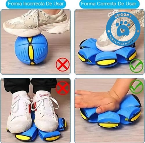 Pelota Transformable 2 en 1 para Perros – Juguete Interactivo y Resistente