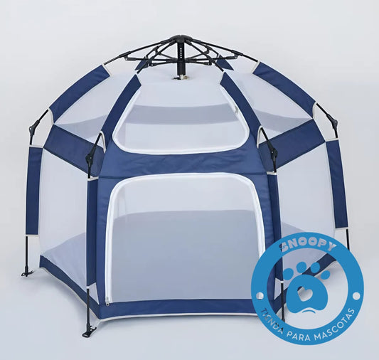 Corralito Plegable para Mascotas Tipo Iglú – Seguro, Liviano y Fácil Armado