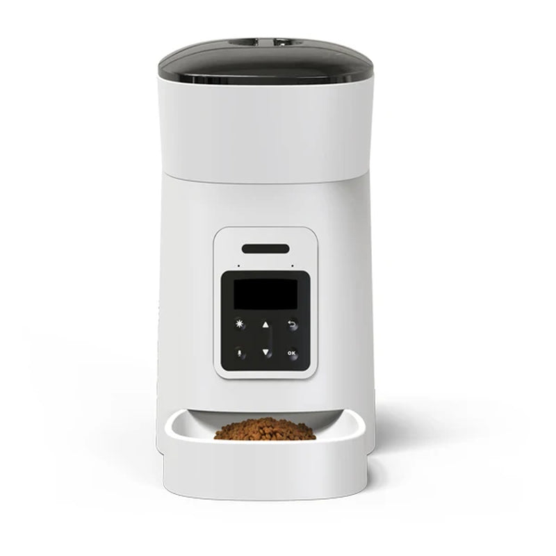 Alimentador Automático Inteligente para Mascotas con Cámara WiFi – 4L y 6L, Programación de Comidas y Grabación de Voz