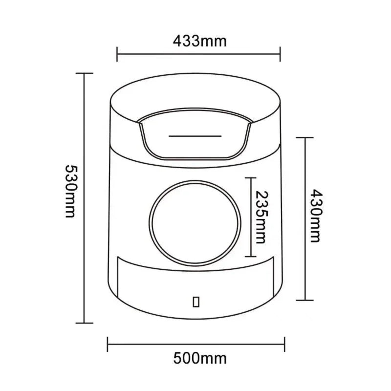 ✨ Caja de Arena Sanitaria Importada para Gatos – Higiene, Comodidad y Menos Olores