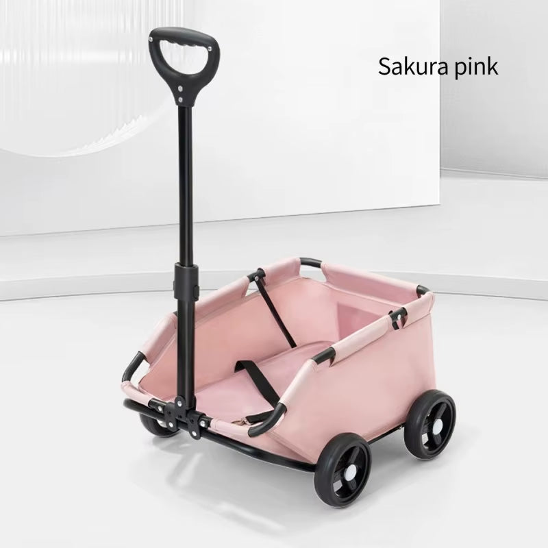 Cochecito Plegable Premium para Mascotas con Ruedas – Transportadora Portátil para Perros y Gatos Pequeños/Procto Internacional