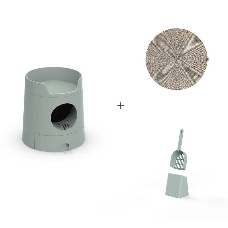 ✨ Caja de Arena Sanitaria Importada para Gatos – Higiene, Comodidad y Menos Olores