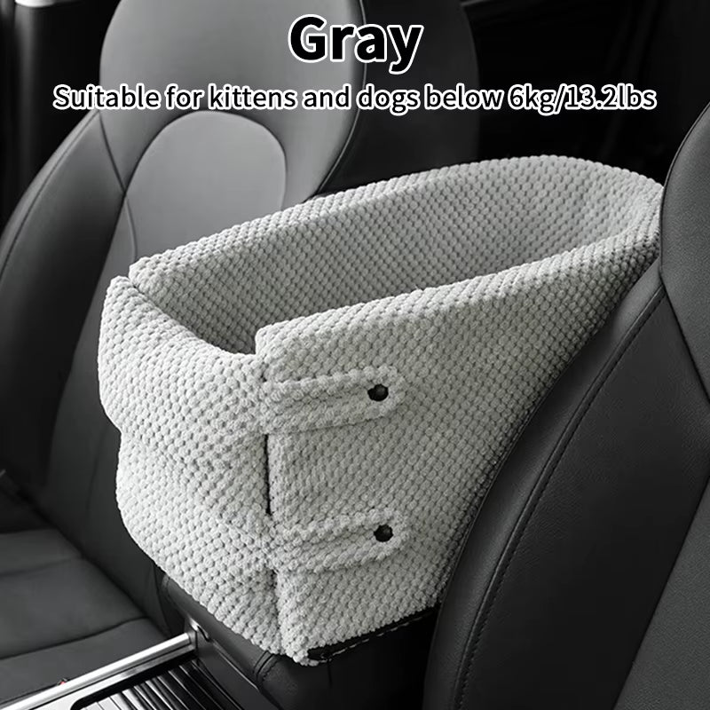 Asiento Portátil para Coche de Mascotas – Antideslizante, Seguro y Cómodo para Perros y Gatos