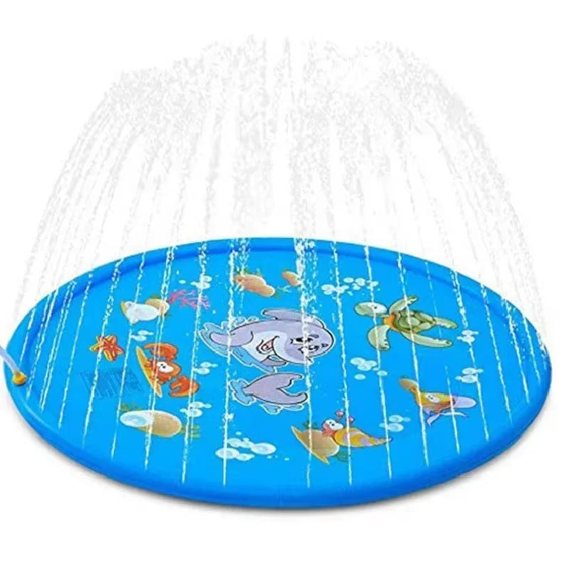 Piscina Rociadora para Perros 🐶💦 – Alfombra de Agua Interactiva 170 cm