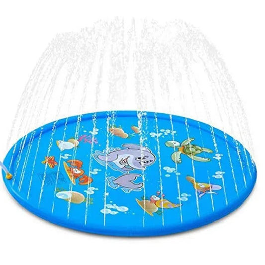 Piscina Rociadora para Perros 🐶💦 – Alfombra de Agua Interactiva 170 cm