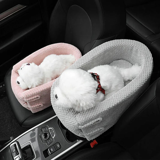 Asiento Portátil para Coche de Mascotas – Antideslizante, Seguro y Cómodo para Perros y Gatos