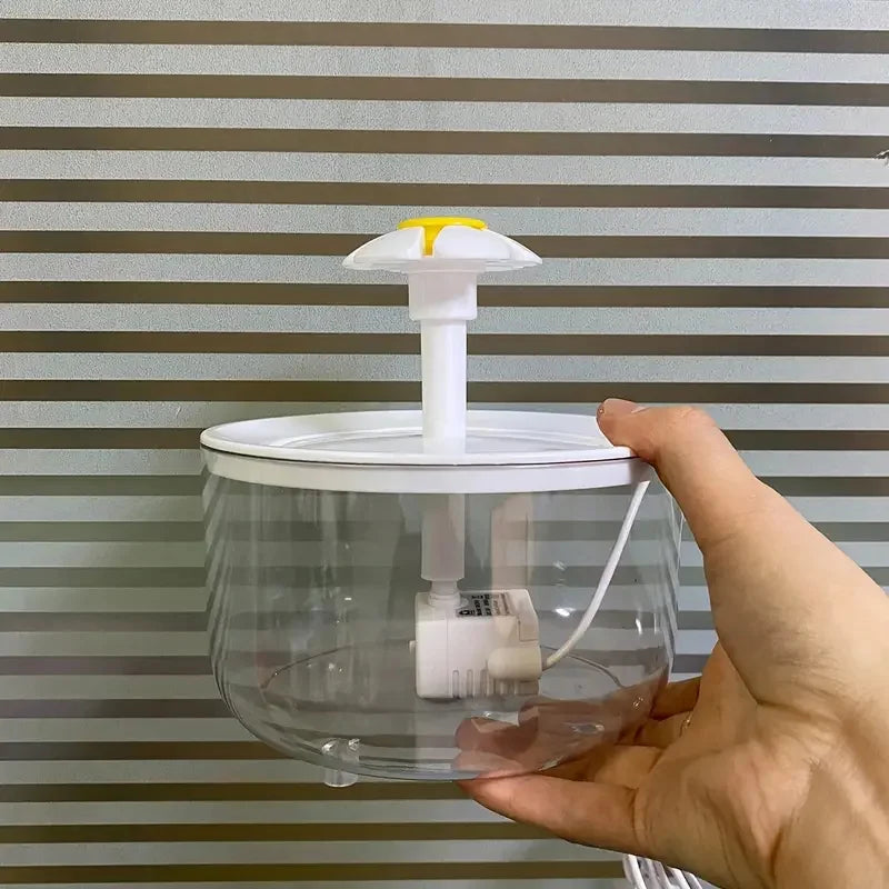 Fuente de Agua Automática Silenciosa para Mascotas 🐾 | Bebedero Eléctrico USB con Filtro Purificador