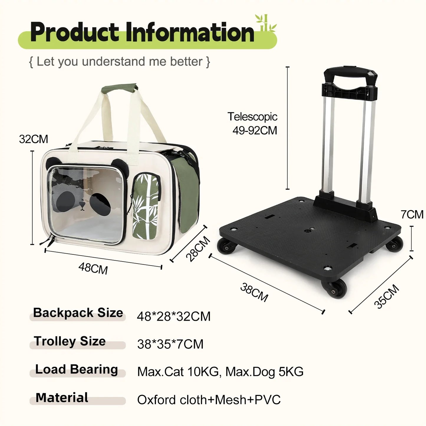 Cochecito Plegable para Mascotas con 4 Ruedas Universales – Transportadora Portátil para Perros y Gatos Pequeños/Producto Internacional