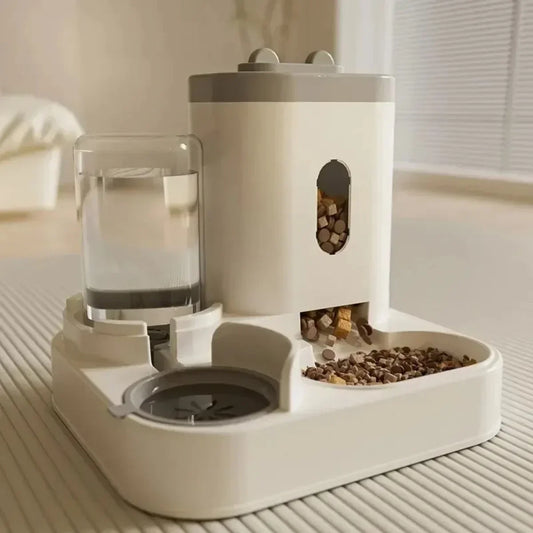 Alimentador Automático con Dispensador de Agua para Perros y Gatos – 2 Litros