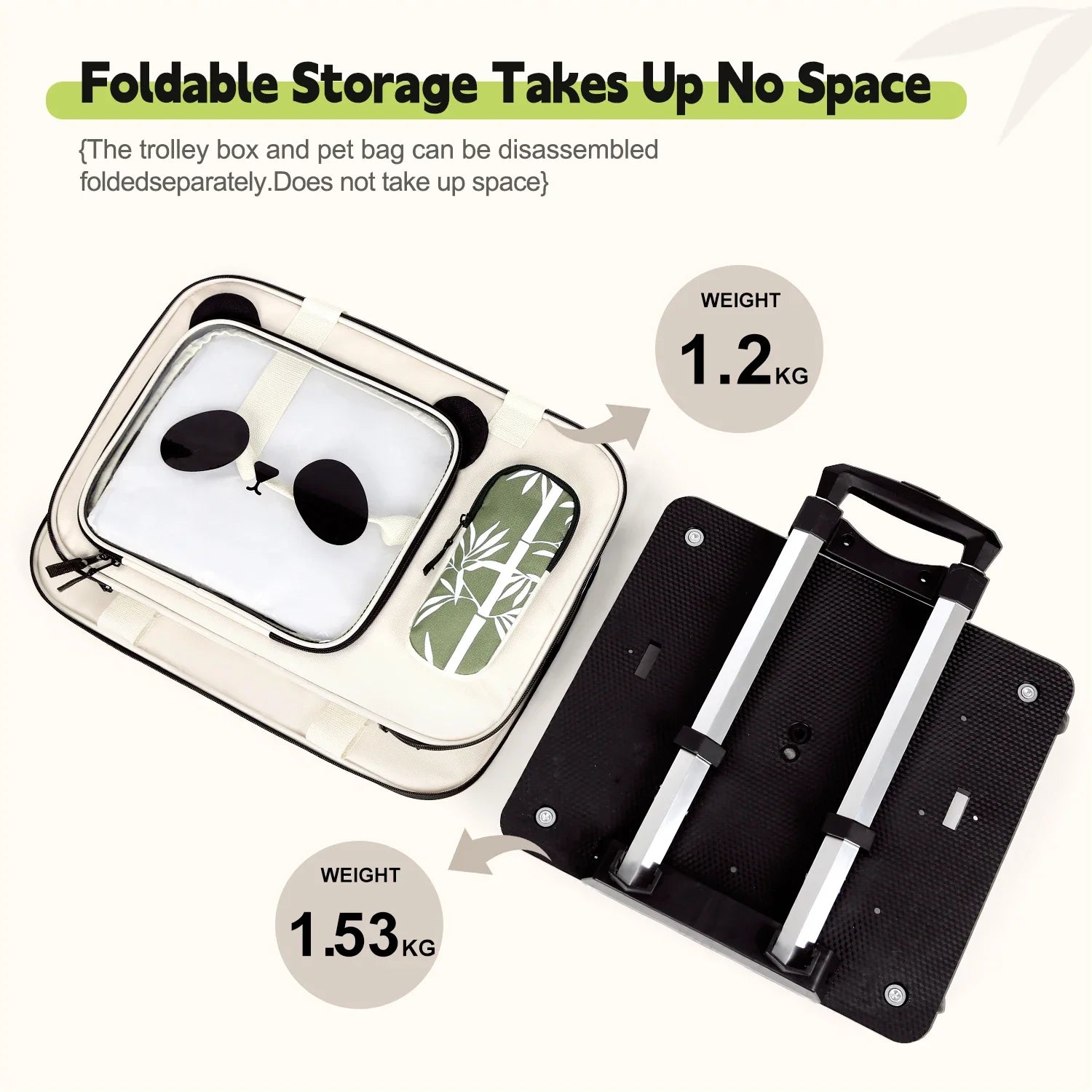 Cochecito Plegable para Mascotas con 4 Ruedas Universales – Transportadora Portátil para Perros y Gatos Pequeños/Producto Internacional