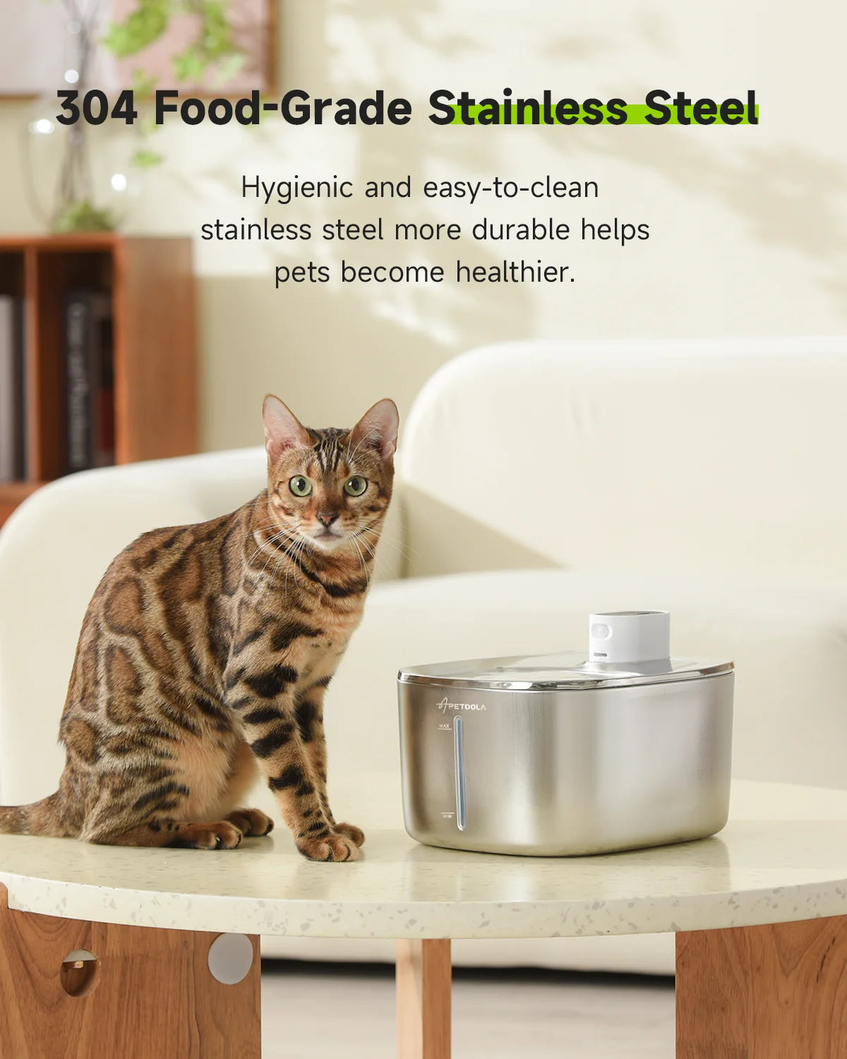 Fuente de Agua Inalámbrica 4L para Gatos 🐱 | Sensor Automático
