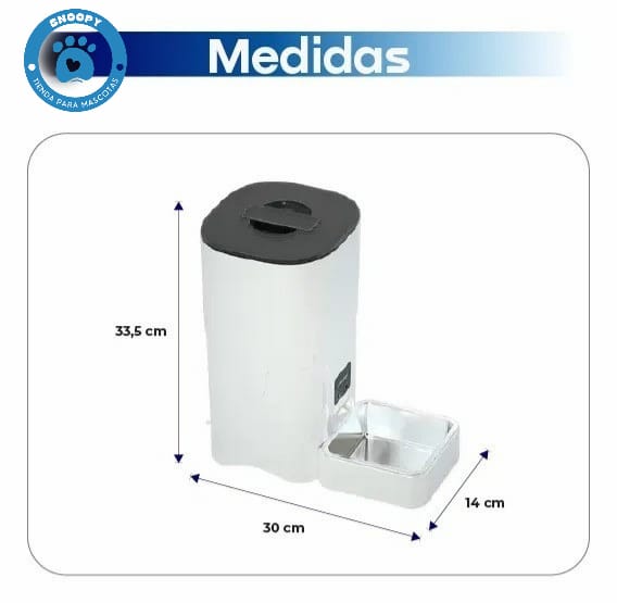 Dispensador Automático de Comida para Mascotas con Control desde App 📱🐾