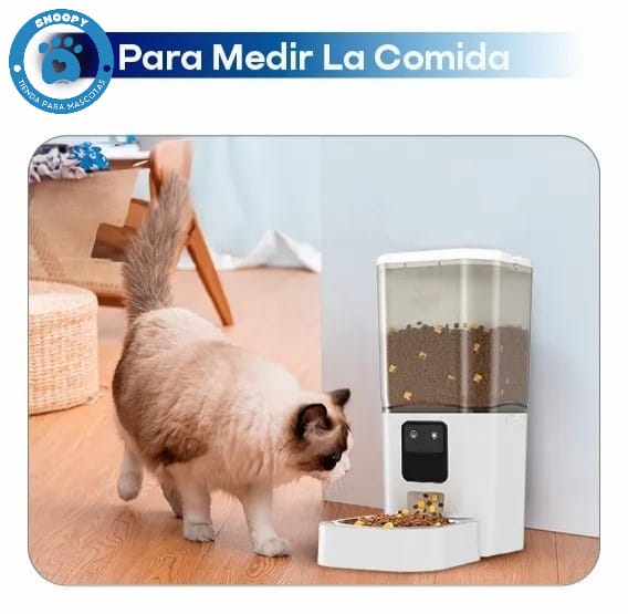 Dispensador Automático de Comida para Mascotas con Control desde App 📱🐾