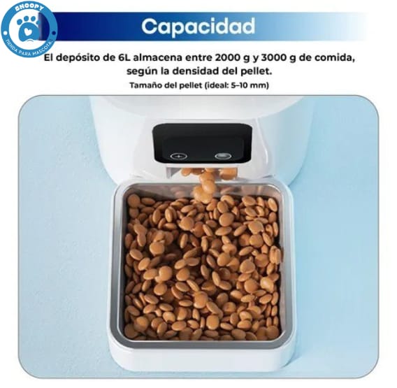 Dispensador Automático de Comida para Mascotas con Control desde App 📱🐾