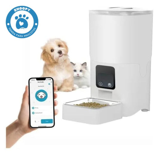 Dispensador Automático de Comida para Mascotas con Control desde App 📱🐾