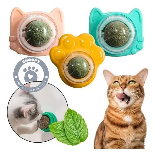 Snack interactivo de hierba gatera para gatos