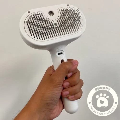Cepillo Masajeador 3 en 1 con Spray Beepaw – Cepilla, Masajea y Limpia