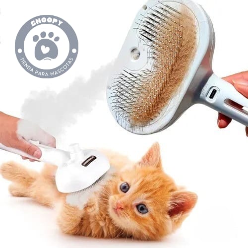 Cepillo Masajeador 3 en 1 con Spray Beepaw – Cepilla, Masajea y Limpia