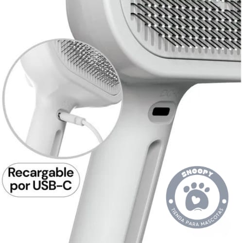 Cepillo Masajeador 3 en 1 con Spray Beepaw – Cepilla, Masajea y Limpia