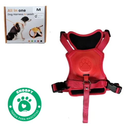 Arnés Anti-Tirones con Correa Extensible – Ajustable y Seguro para Perros