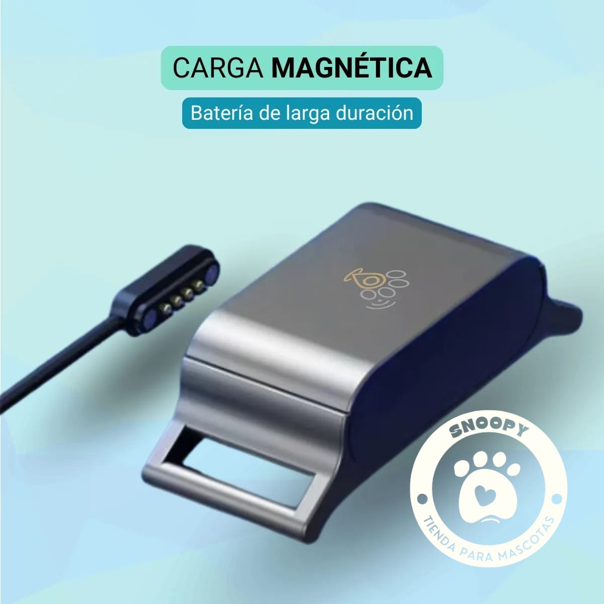 Collar GPS Inteligente para Mascotas con Valla Virtual + SIM Incluida | Snoopy Pets