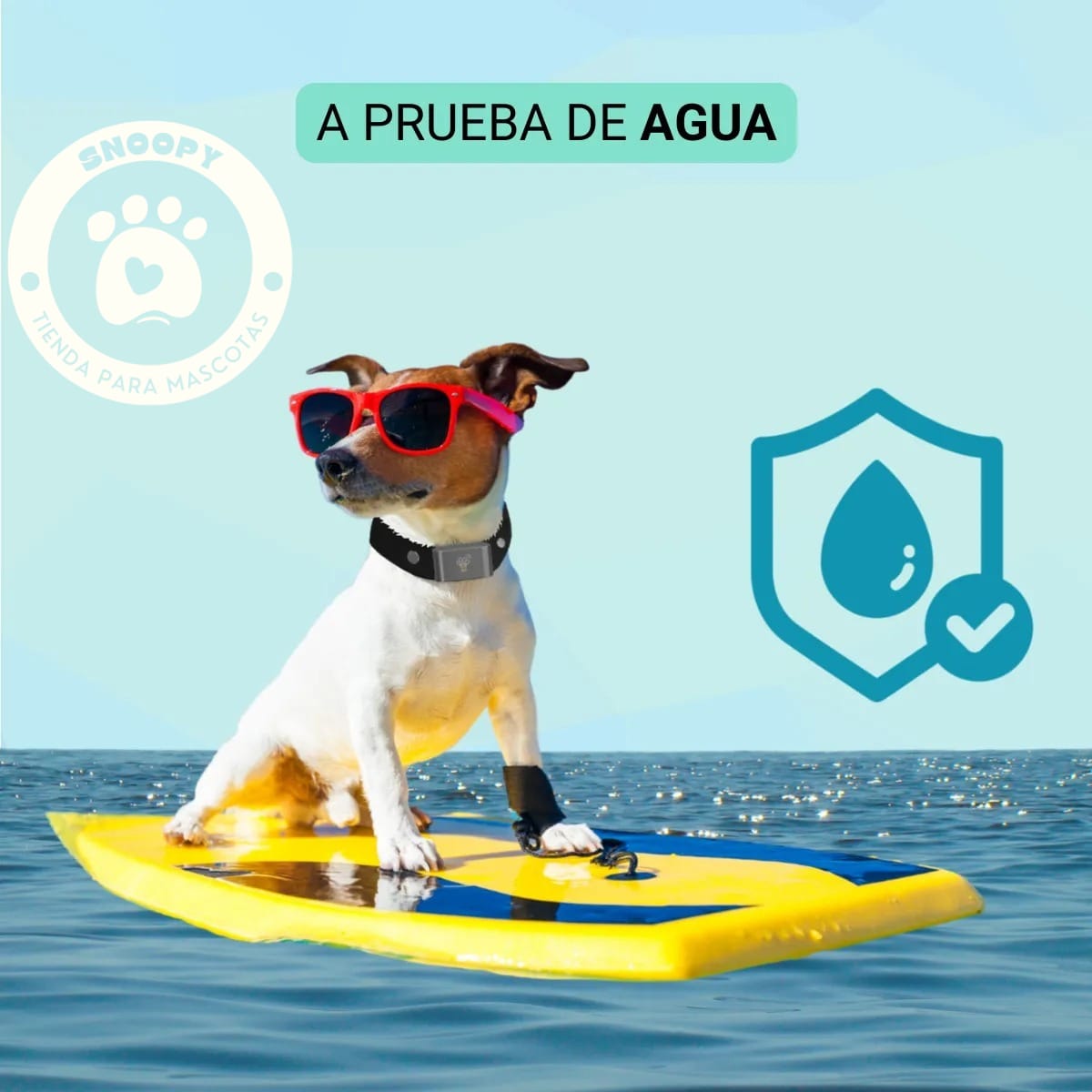 Collar GPS Inteligente para Mascotas con Valla Virtual + SIM Incluida | Snoopy Pets