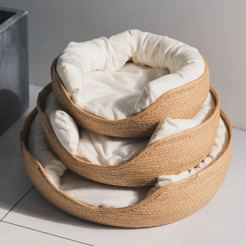 Cama para Mascotas Suave y Confortable – Nido Antideslizante e Impermeable para Perros y Gatos