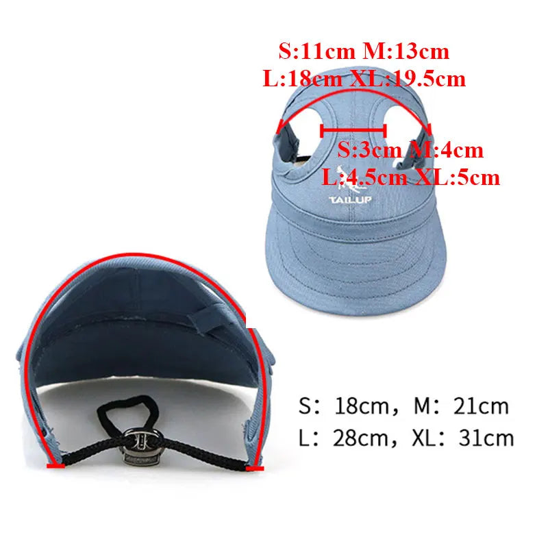 Sombreros para Perros 🐶 | Gorra de Verano, Antisudor, Ajustable y Transpirable