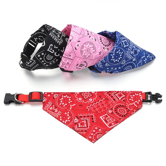 Pañuelo Ajustable para Perros y Gatos 🐾 – Bandana Triangular Lavable y Cómoda