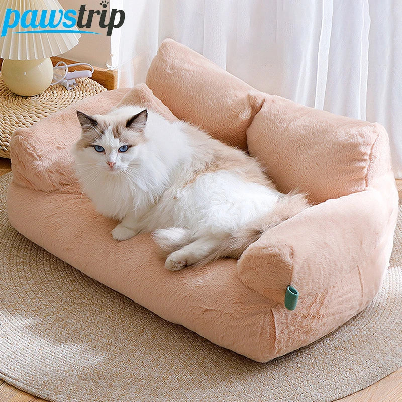 Sofá Cama de Lujo para Gatos y Perros Pequeños – Súper Acolchonado, Suave y Cálido/Producto Importado
