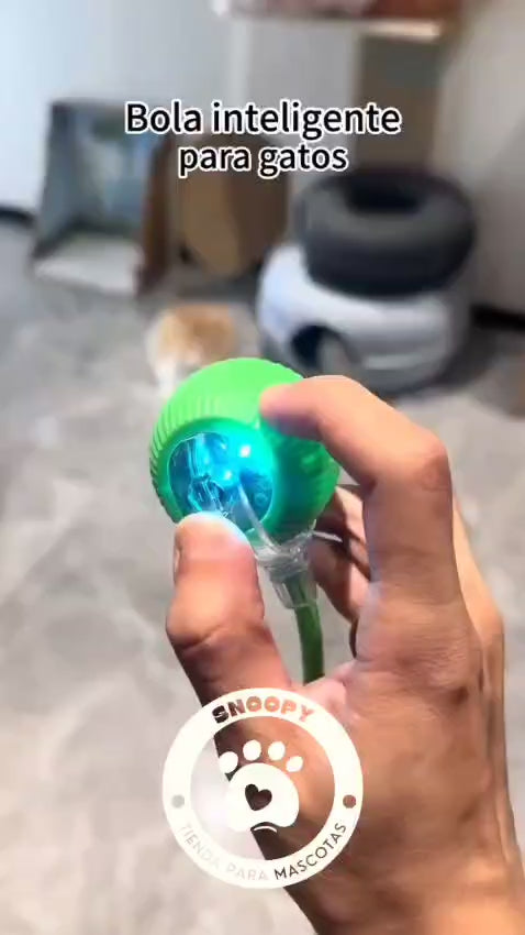 Pelota Interactiva Recargable USB para Perros y Gatos – Juego Inteligente y Seguro